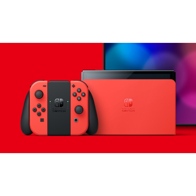 Nintendo Switch OLED Mario Edition - Bilde 3