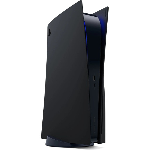 Sony PS5 Standard Cover Midnight Black - Bilde 2