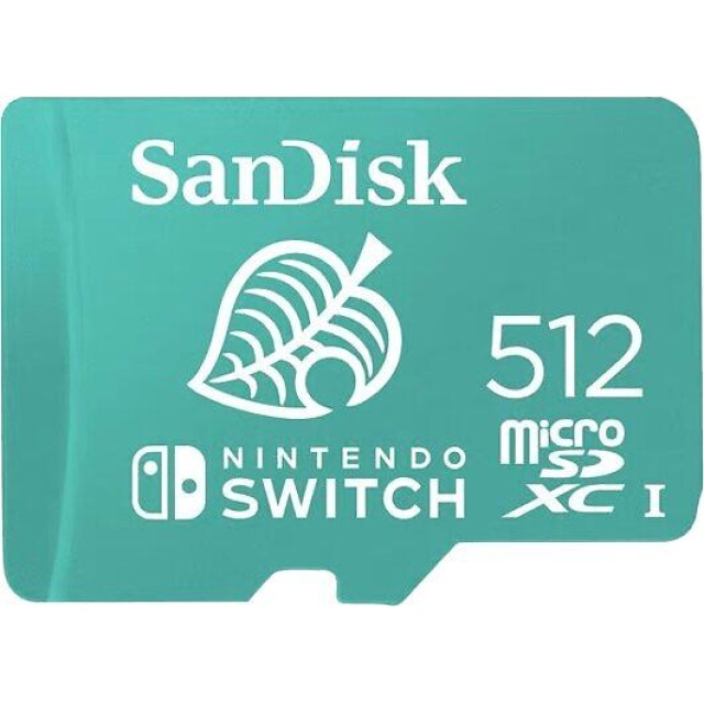 SanDisk Nintendo Switch microSD - 100MB/s - 512GB - Animal Crossing edition - Bilde 1