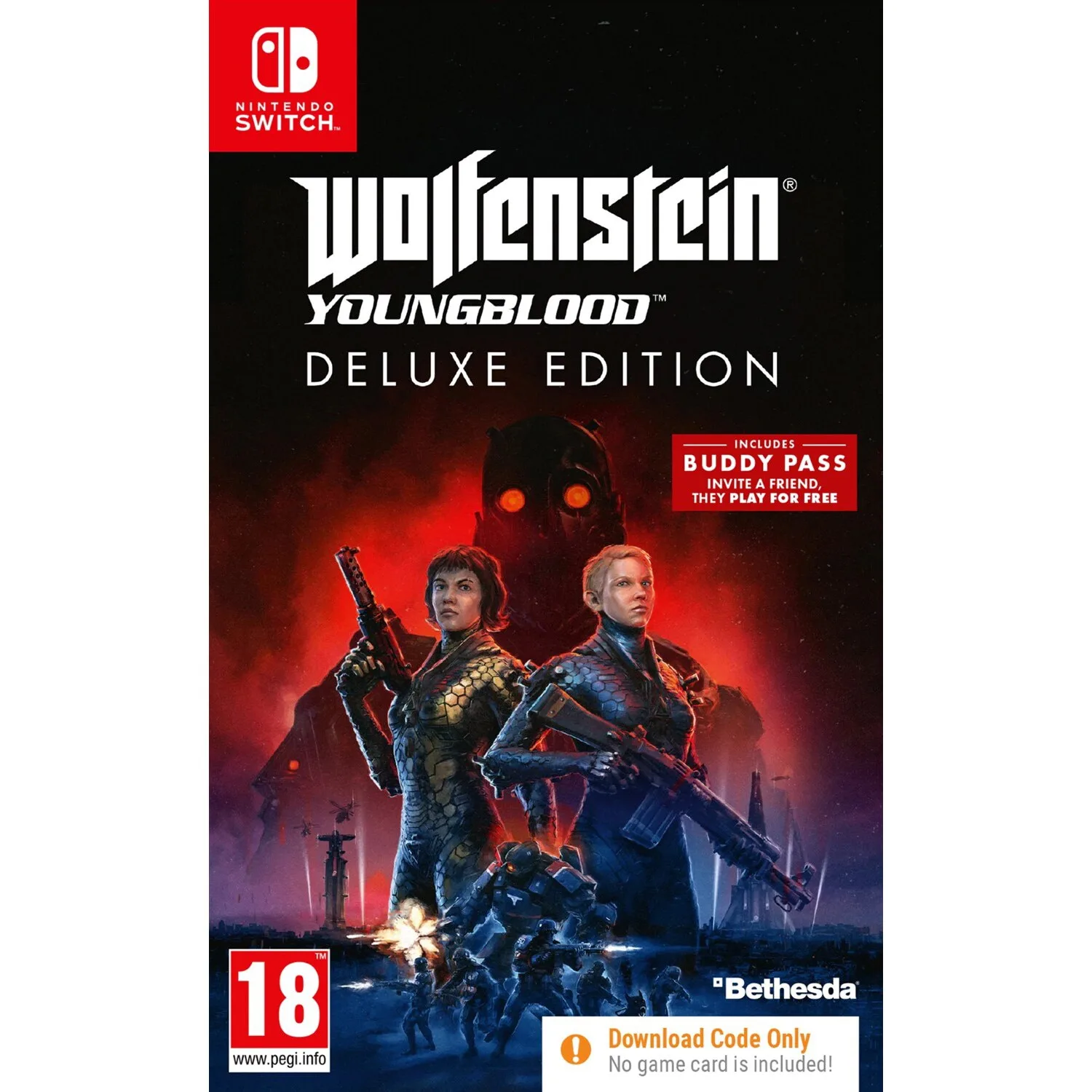 Wolfenstein: Youngblood - Deluxe Edition (Code in a Box) (Switch) - Bilde 1