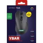 Trust GXT 923 YBAR Trådløs Gaming Mus - Svart