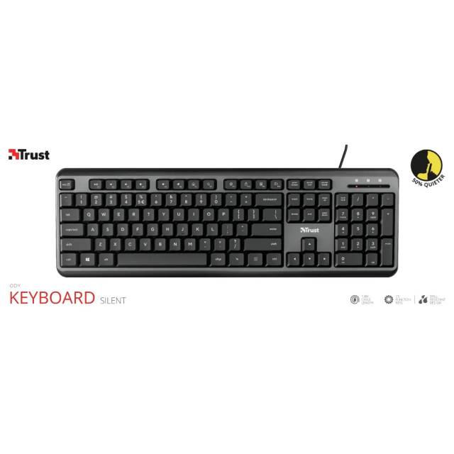 Trust Ody Tastatur Nordic - Bilde 1