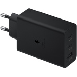 Samsung 65W Trio USB-C Fast Charging vegglader - Svart
