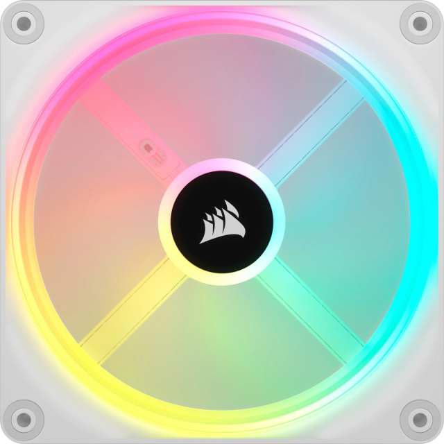Outlet - Corsair iCUE LINK QX140 RGB 140mm Vifte - Hvit - Bilde 4