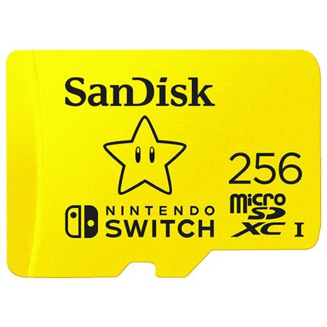 SanDisk Nintendo Switch microSD - 100MB/s - 256GB - Mario Edition - Bilde 1