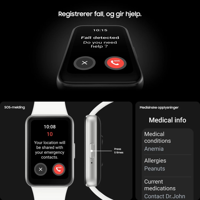 Samsung Galaxy Fit3 - Grå - Bilde 2