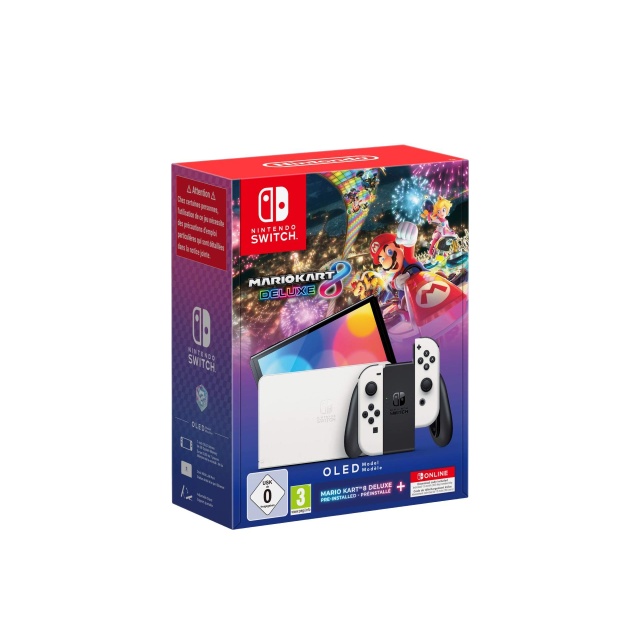 Nintendo Switch OLED med Mario Kart 8 Deluxe - Bilde 1