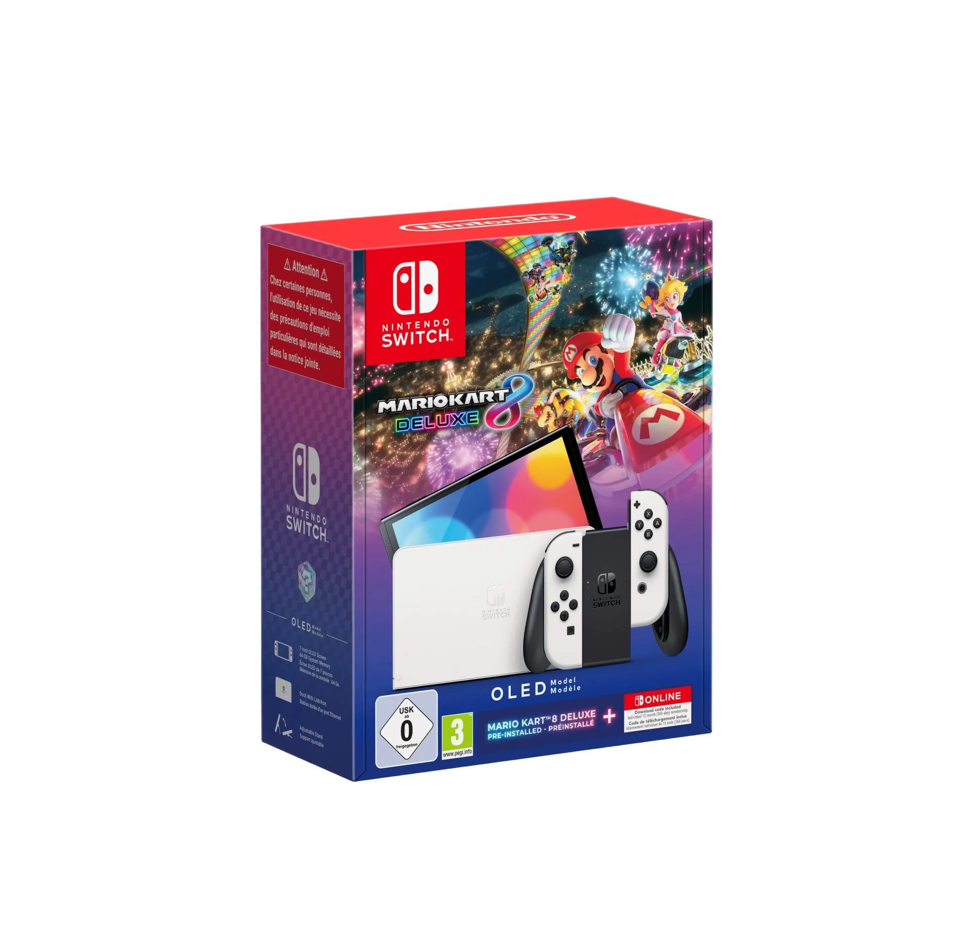 Nintendo Switch OLED med Mario Kart 8 Deluxe - Bilde 1