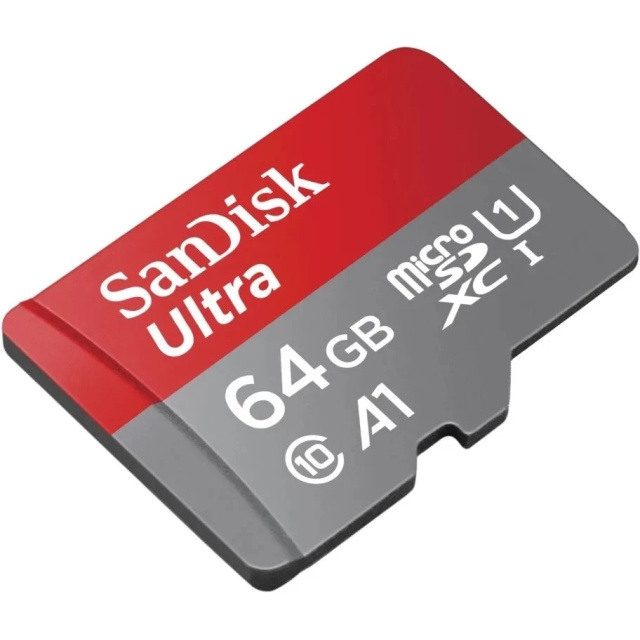 SanDisk Ultra microSDXC 64GB C10 UHS-I SDXC 140MB/S - Bilde 1