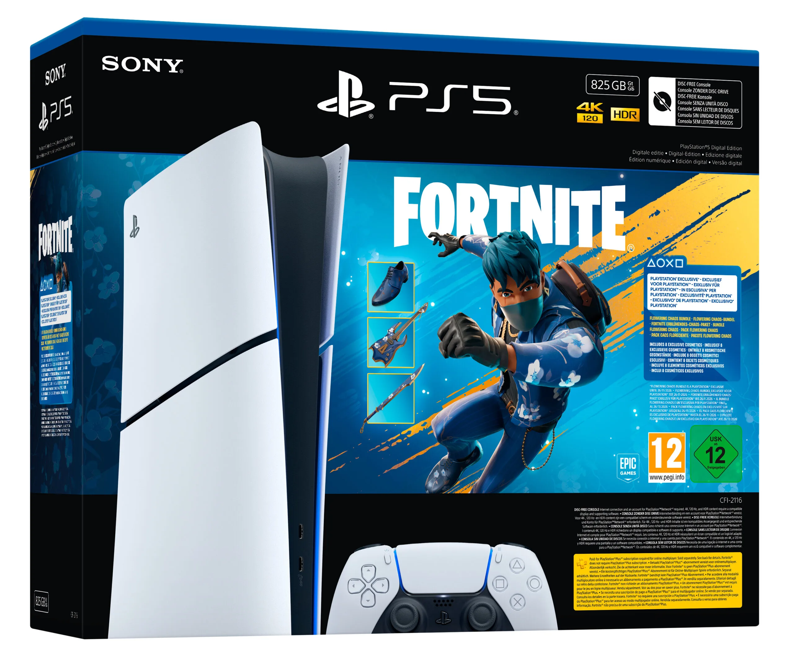 Sony Playstation 5 Slim Digital - Flowering Chaos Bundle Sony Playstation 5 Slim Digital - Flowering Chaos Bundle - Bilde 1