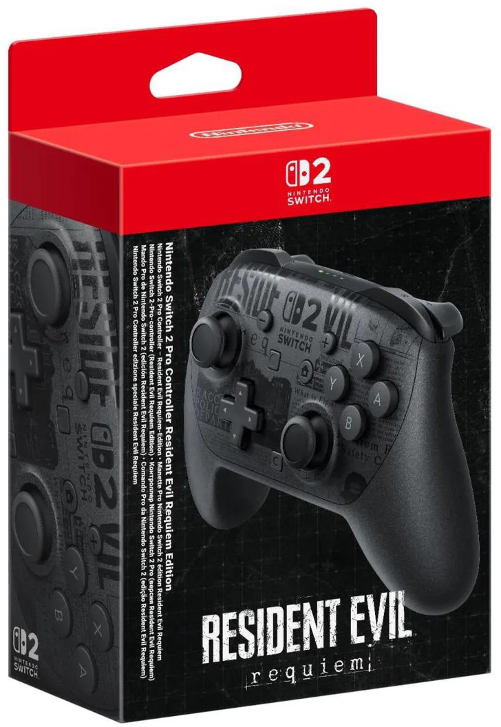 Nintendo-Switch-Pro-Controller--Resident-Evil-Requiem-Edition-EU Nintendo Switch 2 Pro Controller - Resident Evil Requiem Edition (Switch 2) - Bilde 1