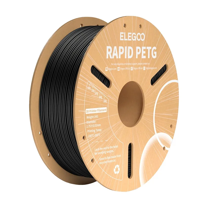ELEGOO Rapid PETG Filament (svart) - Bilde 1