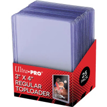 Ultra PRO Toploaders 3x4 Clear Regular 25 pack